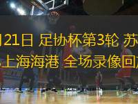 05月21日 足協(xié)杯第3輪 蘇州東吳vs上海海港 全場(chǎng)錄像回放