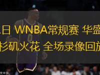 09月01日 WNBA常規(guī)賽 華盛頓神秘人vs洛杉磯火花 全場錄像回放