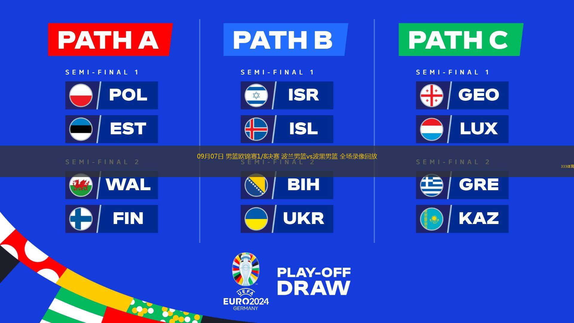 09月07日 男籃歐錦賽1/8決賽 波蘭男籃vs波黑男籃 全場(chǎng)錄像回放