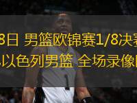 09月08日 男籃歐錦賽1/8決賽 希臘男籃vs以色列男籃 全場錄像回放